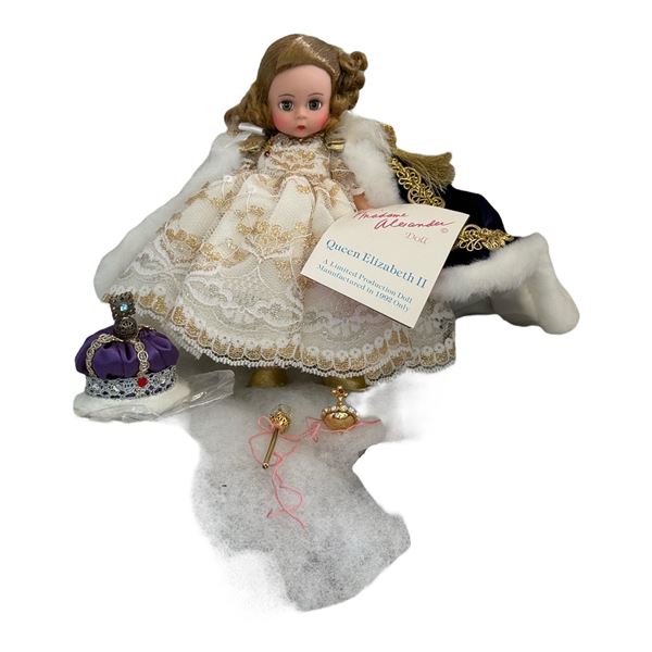 MADAME ALEXANDER DOLL - QUEEN ELIZABETH II