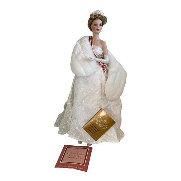 FRANKLIN HEIRLOOM DOLL - PRINCESS GRACE PORTRAIT