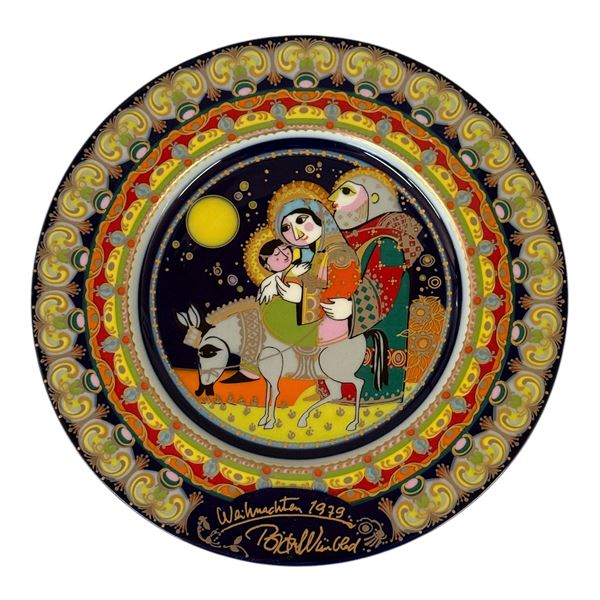 ROSENTHAL / BJORN WIINBLAD - CHRISTMAS PLATE 1979