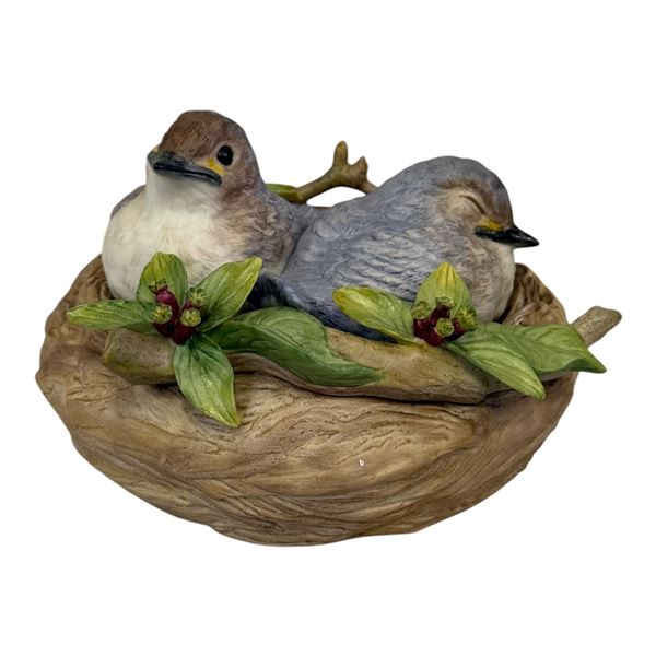 CYBIS - NESTLING BLUEBIRDS FIGURE