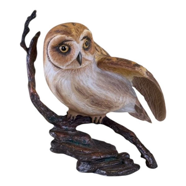 OWL ON BRANCH FIGURE