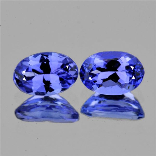 Natural Purple/Blue Tanzanite 6x4 mm - AAA