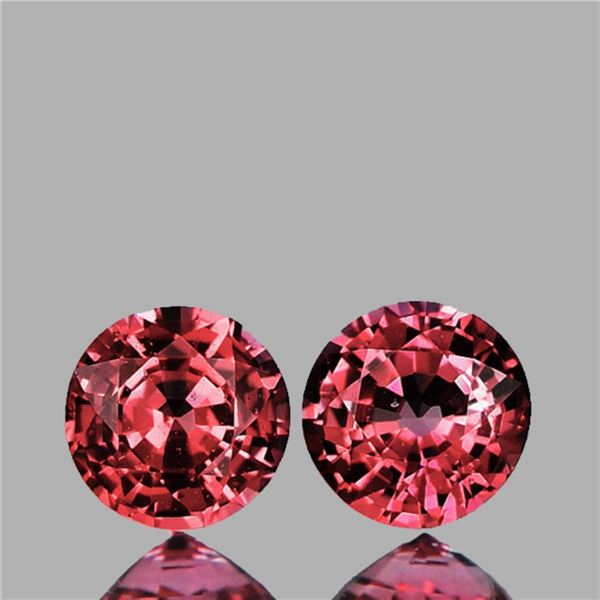 Natural Titanium Red Burma Spinel Pair [Flawless-VVS]