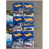 Image 2 : 10 Pkgs Of Die-Cast Collectibles - 6 Hot Wheels, 2 Hot Wheels Racing, Tomy Johnny Lightning & ERTL D