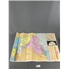Image 2 : 1991 Desert Storm Weapon Profile Cards w/ 20"x31" Situation Map In Original Box. COMPLETE Set