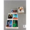 Image 2 : 1985 Topps "Fright Flicks" Collector Cards 1-90 & Stickers 1-11 In Acrylic Case. COMPLETE SET