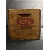 Image 2 : Vintage C-I-L Wood Ammunition Box. Montreal, Canada. Approx. 14" x 8.25" x 8.75"