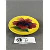 Image 2 : Vintage Moorcroft - Clematis Pin Dish. Approx. 4.75" Diam