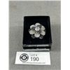 Image 2 : Joan Rivers Incredible Sterling Silver Rhinestone Flower Ring