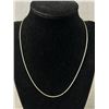 Image 2 : Sterling Silver Chain. 17"L