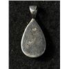 Image 2 : Unusual Sterling & Stone Tear Drop Pendant