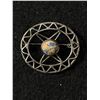 Image 1 : Nice Sterling (Tested) & Lapis ? Brooch