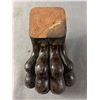 Image 2 : Unusual Circa 1840 Carved Mahogany Paw From A Piece Of Furniture