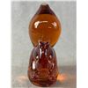 Image 2 : Wedgewood England Amber Colour Solid Glass Squirel, Approx. 5"H