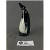 Image 2 : Solid Art Glass Black & White Penguin. Approx. 6"H