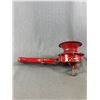 Image 2 : Vintage Metal Mini Air Raid? Siren w/ Wood Handle. Approx. 13"L