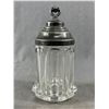 Image 2 : Vintage Glass Condiment Jar w/ Metal Lid. Approx. 7.5"H & Antique Spectacle Glasses In Case