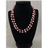 Image 1 : Extra Length Or Double Strand Vintage Glass Beads Necklace