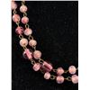 Image 2 : Extra Length Or Double Strand Vintage Glass Beads Necklace
