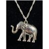 Image 2 : Nice Silver Plated Elephant Pendant w/ Chain Necklace