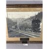 Image 3 : Vintage Canadian Westinghouse Baldwin - Westinghouse Locomotive Framed Picture. NO SHIPPING. Approx.