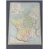 Image 2 : 1895 Double Sided Map Of England & Feudal France