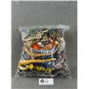 Image 1 : Large Bag Of Misc. Costume Jewelry, Parts, Etc