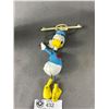 Image 2 : Chevrolet Hanging Catch All Tin Approx. 7.75" H, Hot Wheels "Nitrox Scorchers" In Pkg & Donald Duck 