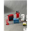 Image 2 : Nice Collection Of Die-Cast Garage Miniatures Including Coca-Cola Refridgerators