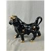 Image 2 : Black Panther and Black & Gold Bull Statues.