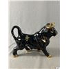 Image 3 : Black Panther and Black & Gold Bull Statues.