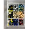 Image 2 : Assorted Glass, Ceramic, and Plastic Beads