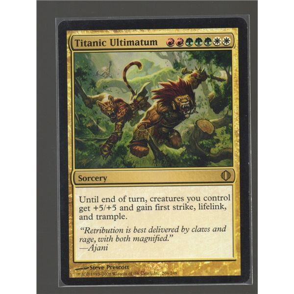 Magic the Gathering Titanic Ultimatum Shards of Alara