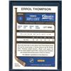 Image 2 : 2012-13 Classics Signatures Autographs #23 Errol Thompson