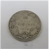 Image 1 : 1910 Canadian Silver 25 Cent Coin