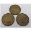 Image 2 : 3x Canadian Nickels 1943 Tombac