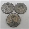 Image 2 : 3x Canadian Nickels 1945