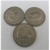 Image 2 : 3x Canadian Nickels 1939