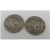 Image 2 : 2x USA Buffalo Nickels Dates Unknown