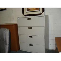 Hon Metal 4 Drawer Filing Cabinet