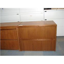 Oak 2 Drawer Filing Cabinet