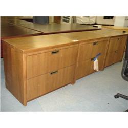 Oak 2 Drawer Filing Cabinet