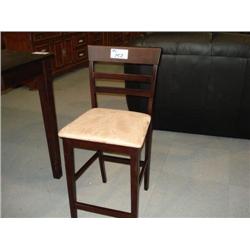 Brown Wooden Tall Chairs