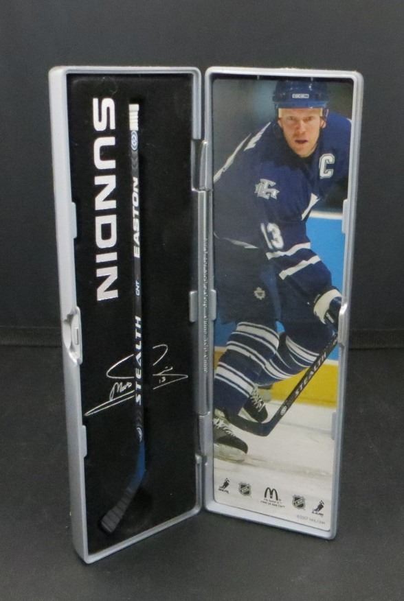 2006-07 McDonald's NHL Star Mini Sticks Mats Sundin