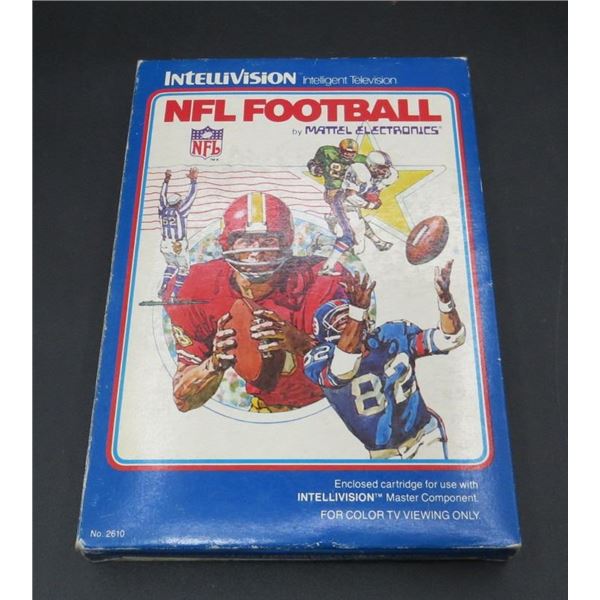 Vintage 1979 Intellivision NFL Football Video Game in Box With Instructions