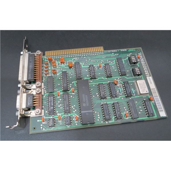 Vintage IBM 8 bit ISA Serial Parallel Adapter Card 6320947