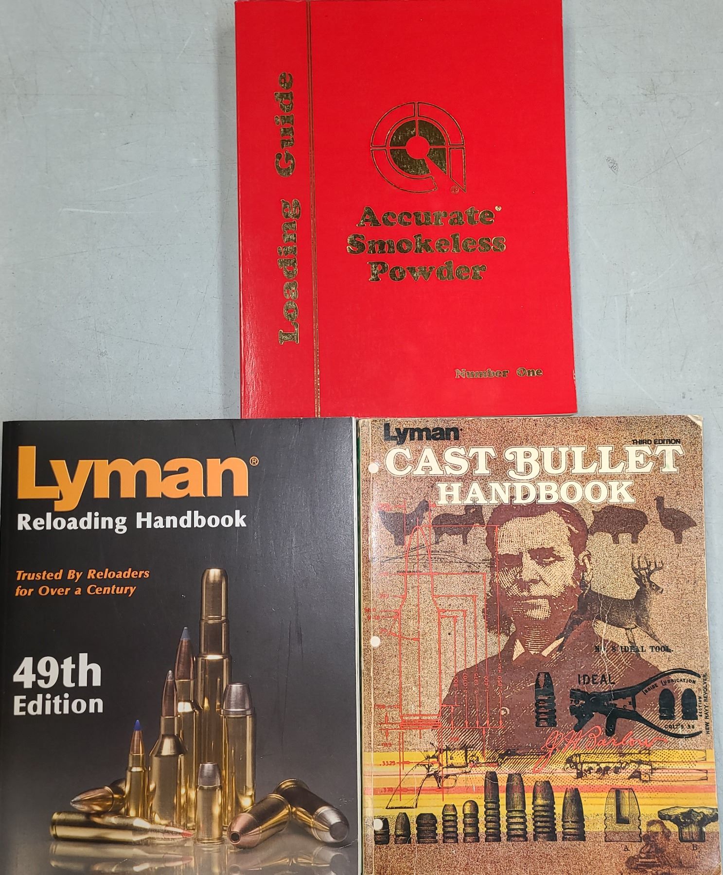 3 Reloading Books Lyman & Accurate - See List
