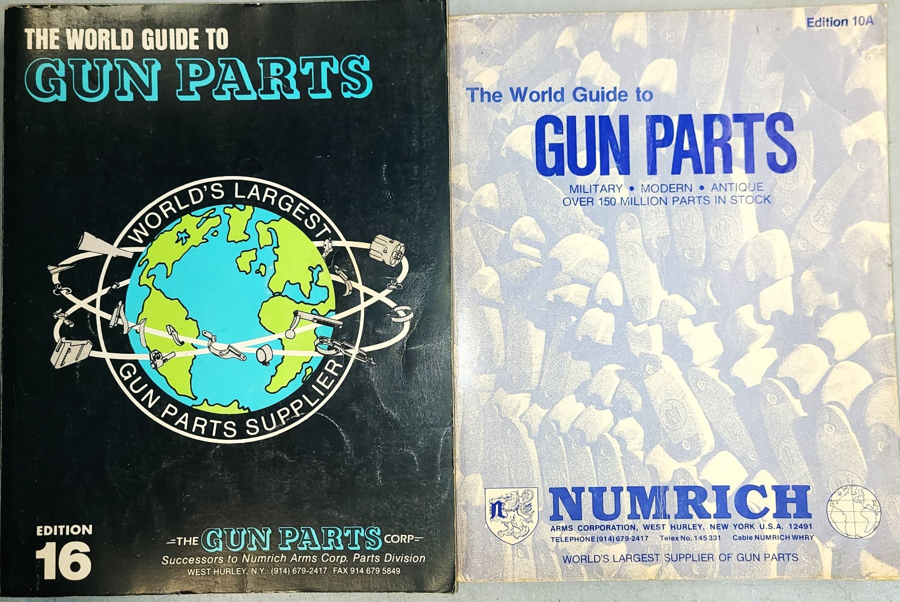 Gun Parts Manuals 2 Books Numrich & Gun Parts Corp