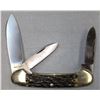 Image 2 : 1978 Rodgers & Wostenholm England NKCA 3 Blade Folding Knife