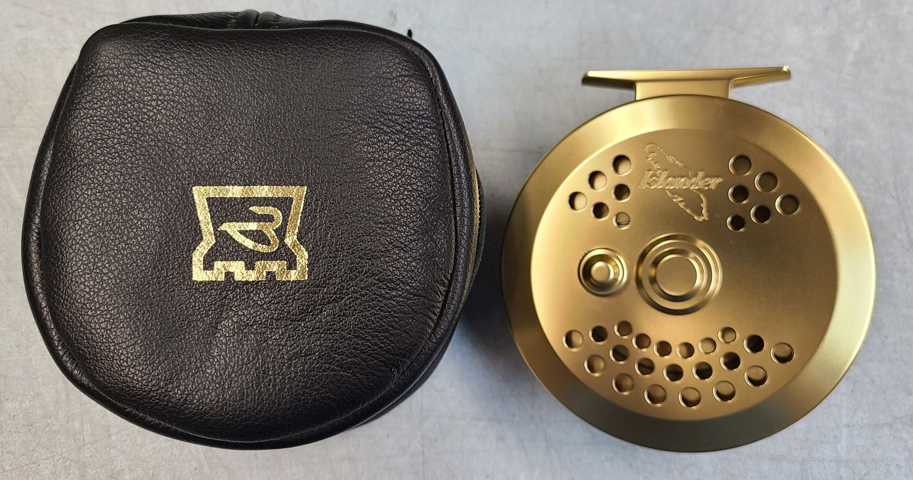 Islander Steelheader Float Reel in Gold c/w Case - Highest Quality